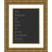SD Graphics Studio 25x32 Gold Ornate Wood Framed with Double Matting Museum Art Print Titled - Life Begins At The End Of Your Comfort Zone