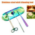 4PCS Candle Accessory Set Candle Snuffer Candle Wick Trimmer Candle Cutter Candle Wick Dipper Great for Scented Candles New.