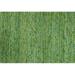 Ahgly Company Indoor Rectangle Contemporary Shamrock Green Abstract Area Rugs 3 x 5