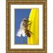 Talbot Frank Christopher 13x18 Gold Ornate Wood Framed with Double Matting Museum Art Print Titled - USA California San Diego Honey Bee taking off