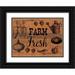 Lula Bijoux And Company 18x15 Black Ornate Wood Framed with Double Matting Museum Art Print Titled - Farm Fresh 1