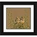 Williams Joanne 17x15 Black Ornate Wood Framed with Double Matting Museum Art Print Titled - Kenya Red-yellow barbets perched on tree limb