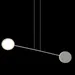 tossB Mobi LED White Small Linear Chandelier Light - T101P1DWL | T101H1DWL