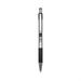 F-301 Ballpoint Pen Retractable Bold 1.6 mm Black Ink Stainless Steel/Black Barrel 12/Pack | Bundle of 10 Dozen