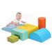 GDY 6 Piece Blocks/Climbers Foam/Vinyl in Blue/Yellow | 16 H x 24 W x 24 D in | Wayfair GDY-CB001