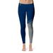 Women's Navy/Gray Old Dominion Monarchs Letter Color Block Yoga Leggings