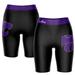 Women's Black/Purple Kansas State Wildcats Logo Bike Shorts