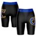 Women's Black/Blue NYC College of Tech Plus Size Logo Bike Shorts