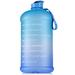 Zulay Kitchen Hydration Nation 128 oz Water Bottle w/ Motivational Time Reminder Plastic/Acrylic in Blue | Wayfair
