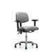 Latitude Run® Task Chair Aluminum/Upholstered in Gray | 27 W x 25 D in | Wayfair E0F6122CD7974335B4C23F4AB994A2FC