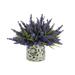 Primrue Heather Mixed Floral Arrangements in Vase Plastic/Polysilk in Blue | 12 H x 14 W x 14 D in | Wayfair 825F14C46852470E980A4423930DE75B