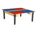 Wood Designs Time-2-Play Table Wood/Plastic in Black | 18.5 H x 35 W x 15.5 D in | Wayfair TPSQTA1217-SRB