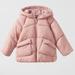 Zara Jackets & Coats | Baby Girl Puffer Coat 12-18 Months | Color: Pink | Size: 12mb