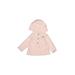 Carter's Jacket: Pink Solid Jackets & Outerwear - Size 6 Month