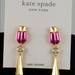 Kate Spade Jewelry | Kate Spade Ny Love Bug Pink Earrings | Color: Gold/Pink | Size: Os