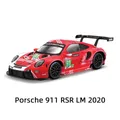 Bburago – voiture de sport Porsche 911 RSR 1:24 véhicules statiques moulés modèle de voiture de