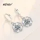 NEHZY-Boucles d'Oreilles Plaqué Argent pour Femme Bijoux Fantaisie Haute Qualité Bleu Cubique