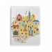 TaiPei Map Attrations Eluanbi Lighthouse Notebook Gum Cover Diary Soft Cover Journal