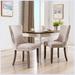 Rosdorf Park Johnanthony Tufted Velvet Side Chair Wood/Upholstered/Velvet in Brown | 37 H x 27 W x 20 D in | Wayfair