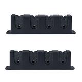 FAIOIN Horizontal 3/4/6 Rod Storage Rack Fishing Pole Holder Wall Mount Stand Foam Inserts With Screw For Garage Carp Accessory