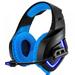 Stereo Gaming Headset for PS4 Xbox One PC Noise Cancelling Over Ear Headphones with Mic Bass Surround Soft Memory Earmuffs for Laptop Mac Nintendo Switch Games Phone PS5