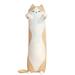 Long Cat Plush Soft Cute Cat Body Pillow Plush Long Throw Pillow Stuffed Cat Plush Birthday Gifts for Adults Kids