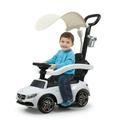 Hommoo Toddler Push Car Kids Ride On Push Car Baby Toddler Stroller for Ages 1-3 White