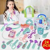 24pcs Girls Toys Kids Doctor Toys Play Toys Doctor Toys 1-3 Year Old Girls Toys Play Toys Girls Girls Toys Age 3-8 Years Play Activities for Toddlers Toy for 3-7 Year Old