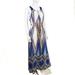 Anthropologie Dresses | Anthropologie Maeve Pakpao Maxi Dress Pockets 10 | Color: Blue/White | Size: 10