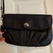 Coach Bags | Coach Clutch Black Leather Purse | Color: Black | Size: 9”W X 6” H