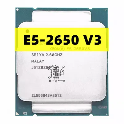 Xeon-Processeur E5 2650 V3 SR1YA 2.3 mesurz 10 Core 105W Socket LGA 2011-3 CPU E5 2650V3 CPU