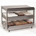 Nemco 6480-24 24" Self Service Countertop Heated Display Shelf - (2) Shelves, 120v, Stainless Steel