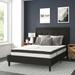 Tufted Platform Bed with 10in. Pocket Spring Mattress