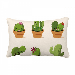 Cactus Succulents Potted Illustration Throw Pillow Lumbar Insert Cushion Cover Home Decoration