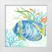 Coulter Cynthia 12x12 White Modern Wood Framed Museum Art Print Titled - Sea Life Serenade I