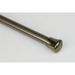 Steel Single Curtain Rod Size: 28 - 48 W Color: Antique Brass