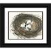 Dixon Samuel 32x26 Black Ornate Wood Framed with Double Matting Museum Art Print Titled - Nesting Eggs I