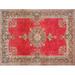 Ahgly Company Machine Washable Indoor Rectangle Traditional Light Copper Gold Area Rugs 2 x 4