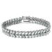 Giani Bernini Jewelry | Cubic Zirconia Marquis Double Row Tennis Bracelet In Sterling Silver | Color: Silver | Size: Os