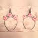 Torrid Accessories | Cute 2 Unicorn Headbands | Color: Pink/Silver | Size: Os