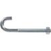 Hillman 0.37-16 x 5 in. Zinc Plated J-Bolt with Nut