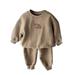 Baby Girls Boys Autumn Bear Cotton Long Sleeve Long Pants Hoodie Sport Pants Set Outfits Clothes 3 Month Baby Boy Kids Summer Clothes Boys Swear Outfits A Tracksuit for Women Baby Going