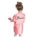 Sleepwear Silk Robes Bathrobe Pajamas Satin Toddler Baby Kids Girls Solid Kimono Girls Tops Piglet Pajamas Baby Baby Girl Footed Toddler Girls Toddler Pj s Cute Clothes for Girls Girl Night Clothes