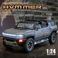 HUMMER EV – nouveau modèle de voiture en alliage d'énergie 1:24 véhicules tout-terrain en métal