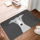 Greyhound-Fouet mignon italien Polymères de bain Doorvirus de chien Tapis de cuisine Porte