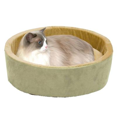 K&H Thermo-Kitty Bed in Sage, 20" L x 20" W