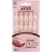 Kiss Salon Acrylic Nude French Nails Nude - 1.0 Ea (Pack of 3)