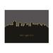 Michael Tompsett Salt Lake City Utah Skyline Glow II Canvas Art