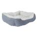 Modern Soft Plush Round Pet Bed for Cats or Small Dogs Mini Medium Sized Dog Cat Bed Self Warming Autumn Winter Indoor Snooze Sleeping Cozy Kitty Teddy Kennel 17.5in x 19.5in - utlty