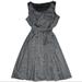 Athleta Dresses | Athleta Sweet Saturday Wrap Dress Grey Black | Color: Black/Gray | Size: L